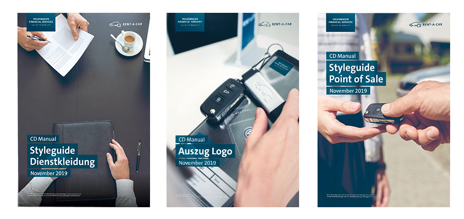 VW FS Rent-a-Car Styleguides