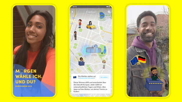 Snapchat: Kampagne zur Europawahl