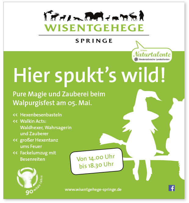 Anzeige Wisentgehege Walpurgisfest