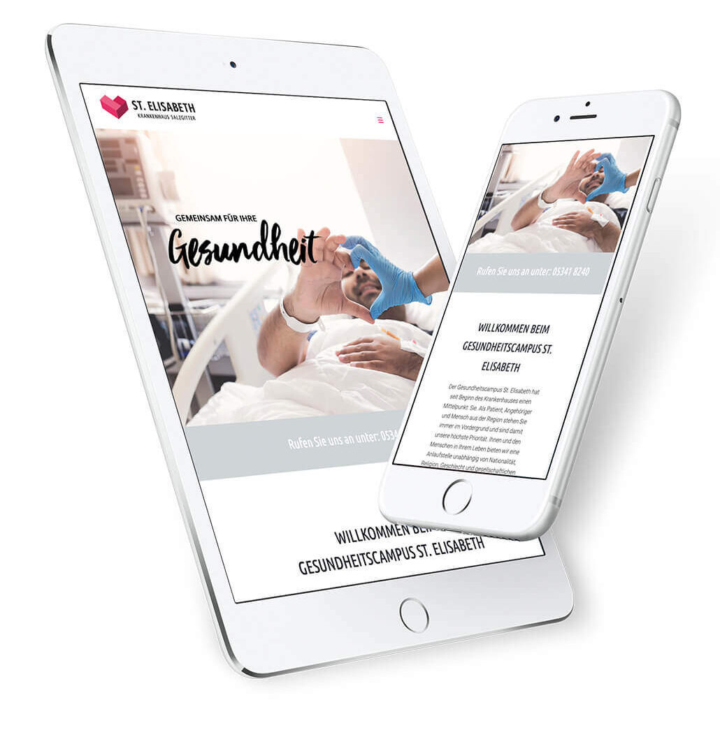 Screendesign iPad und iPhone