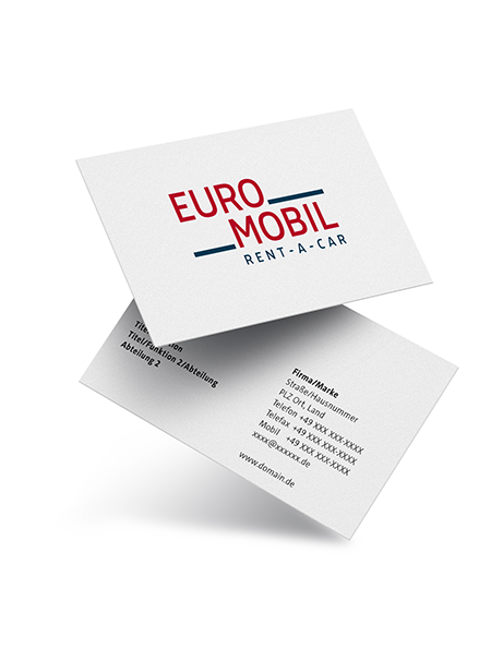 Euromobil Relaunch Visitenkarte