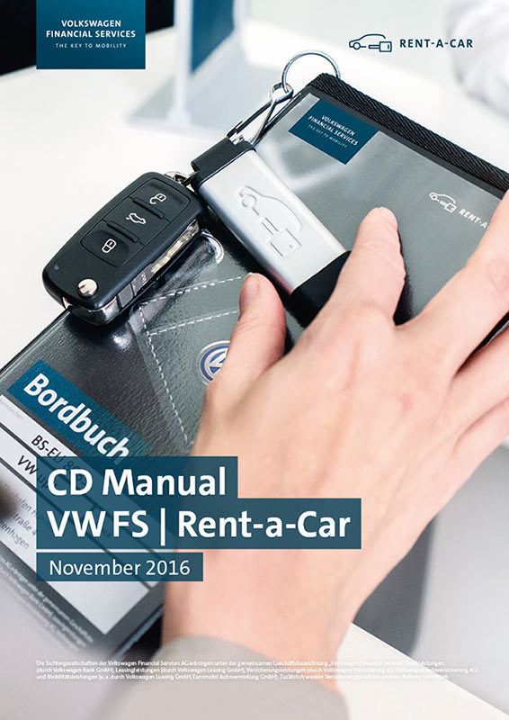 VW FS Rent-a-Car Styleguide CD Manual