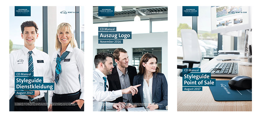 VW FS Rent-a-Car Styleguides