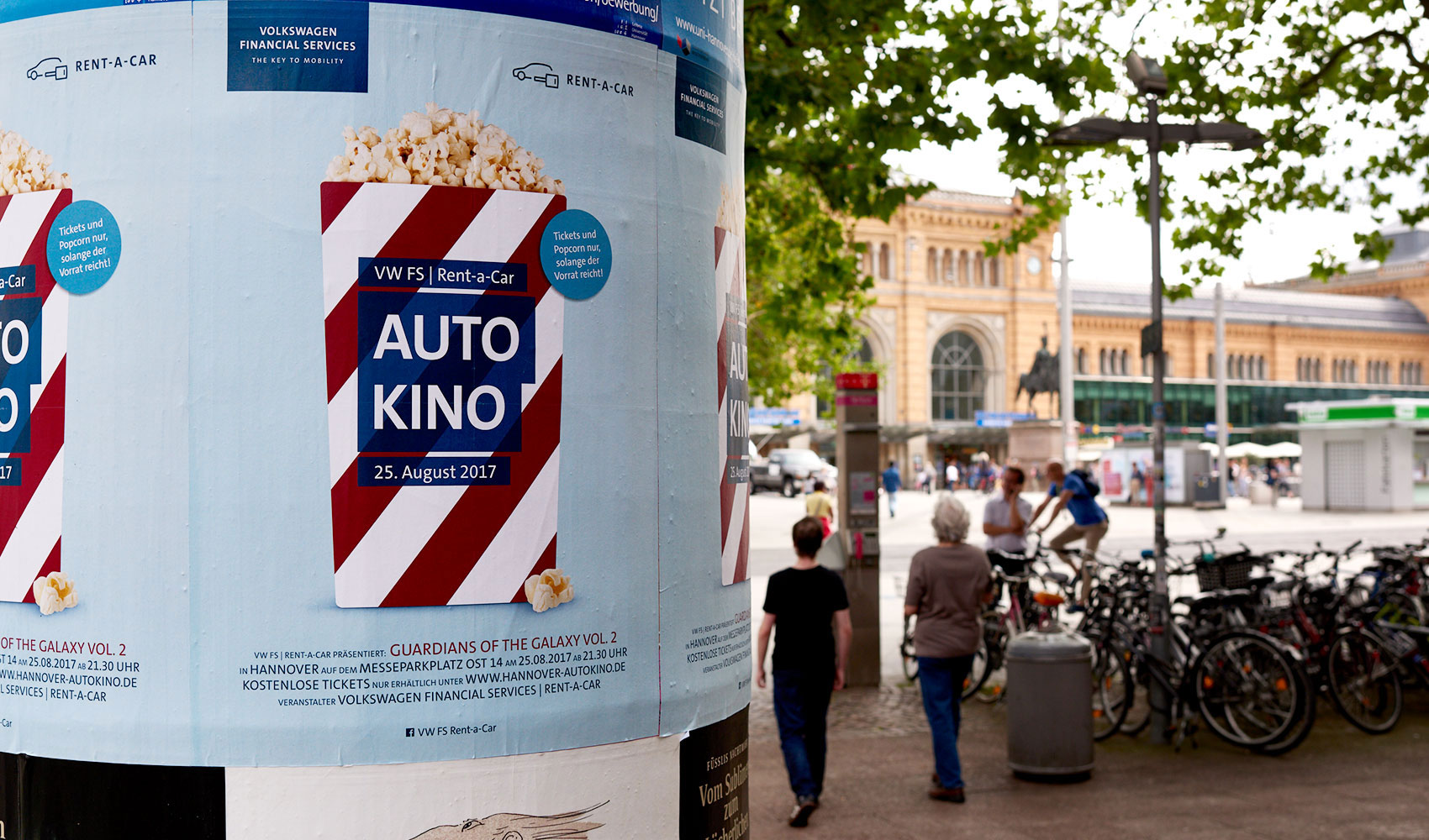 VWFS Rent-a-Car Autokino Plakat
