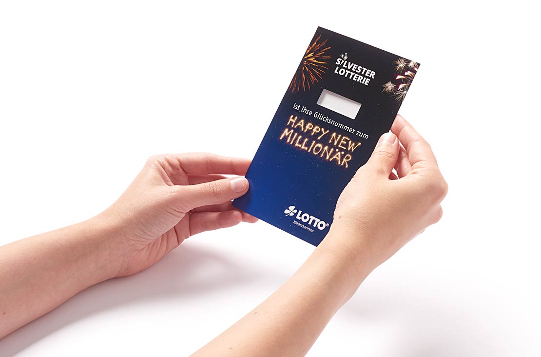 Lotto Niedersachsen Silversterlotterie Verpackung