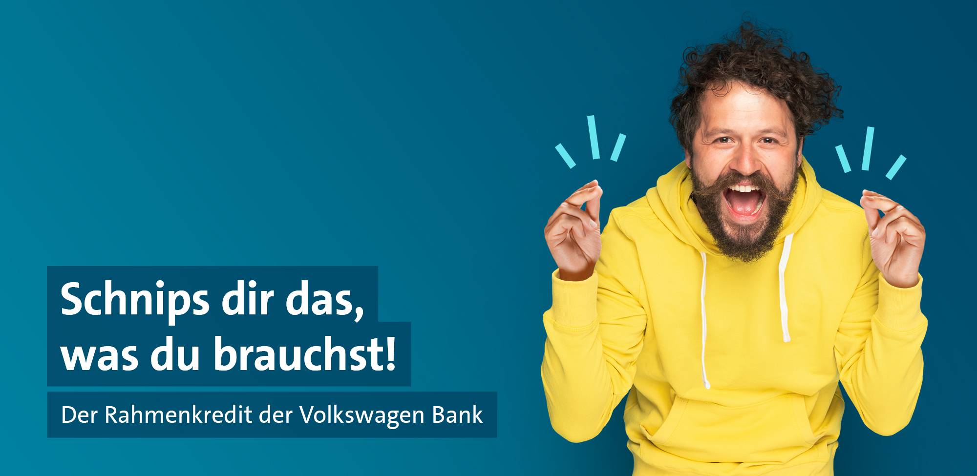 VW Bank Kampagne Rahmenkredit Header VW Bank Kampagne Rahmenkredit