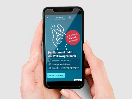VW Bank Kampagne Rahmenkredit Interstitial VW Bank Kampagne Rahmenkredit Interstitial