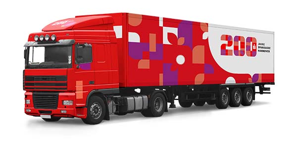 Sparkasse Hannover 200 Jahre Truck