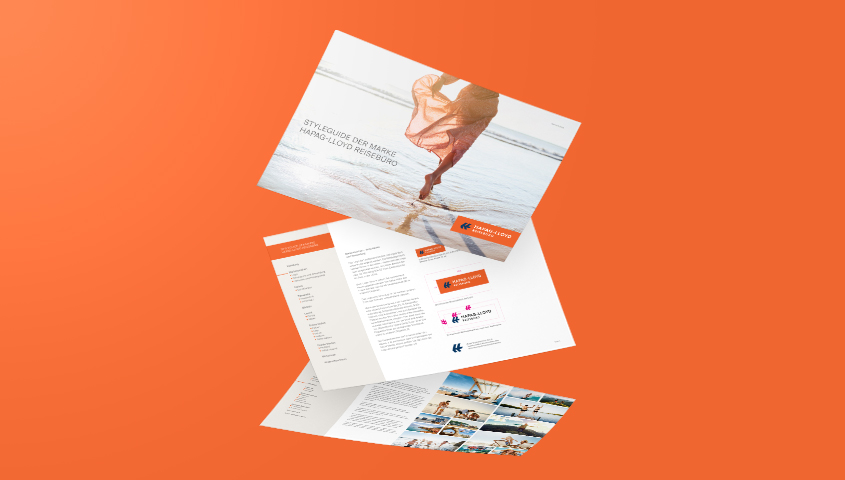 Styleguide der Marke Hapag-Lloyd Reisebüro