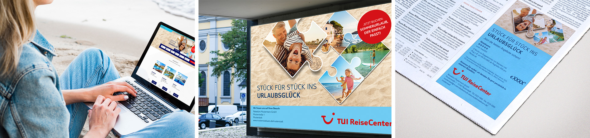 Mockup TUI RB-Kampagne