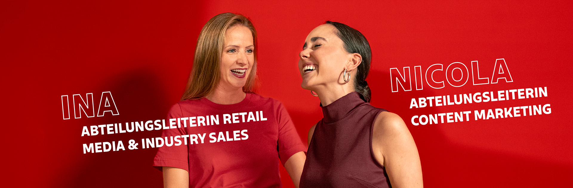 Ina und Nicola sind ein Teil von Rossmann und der Imagekampagne für das Employer Branding