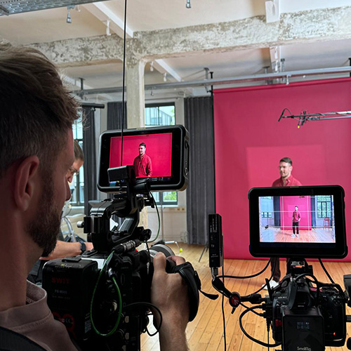 Hinter den Kulissen beim Shooting der Miteinander-Kampagne