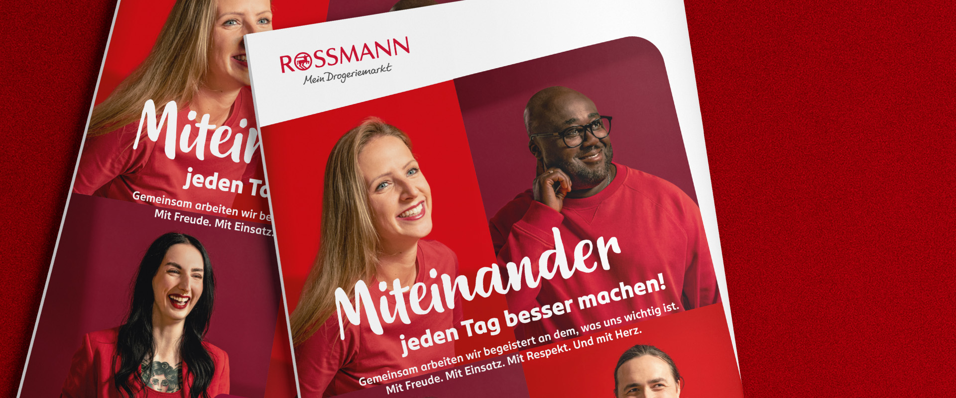 Beispiele Printmedien der Miteinander-Imagekampagne