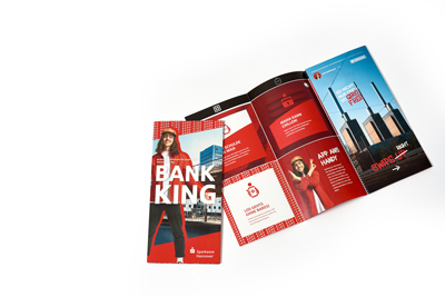 Für die Giro-Kampagne umgesetzter Flyer – Windrich & Sörgel