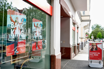 POS-Plakate der Giro-Kampagne – Windrich & Sörgel