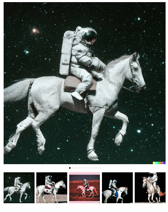 Screenshot aus KI-System DALL-E